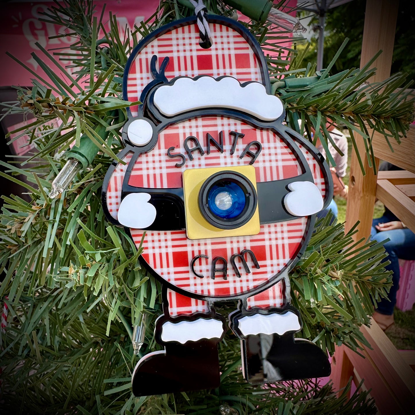 Santa Cam Ornament