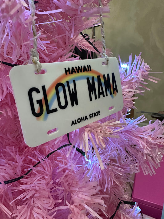Customized License Plate Ornament
