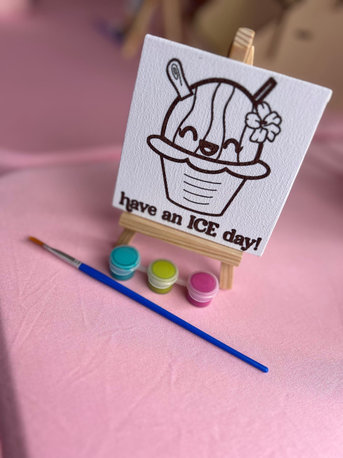 Mini Canvas Paint Kits