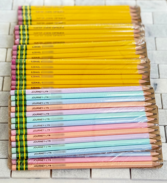 Custom Engraved Pencils